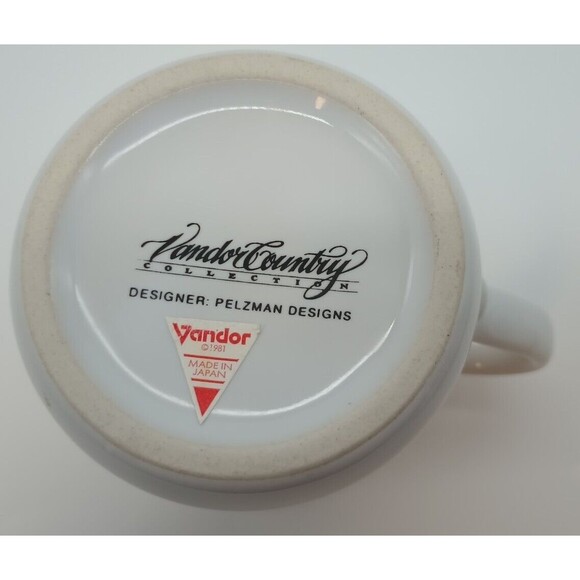 Vintage Vandor Collection Pelzman Designs Cow Plate And Mug Barnyard - Picture 10 of 11